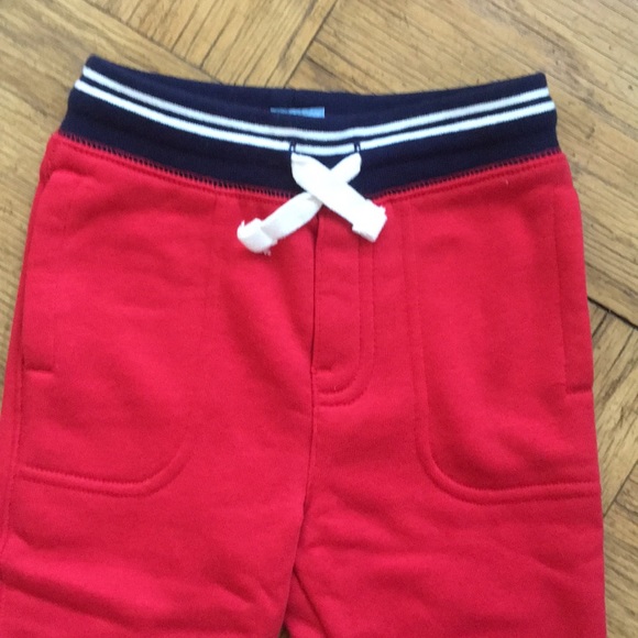babyGap Red Drawstring Sweatpants 18-24 months - Picture 2 of 6